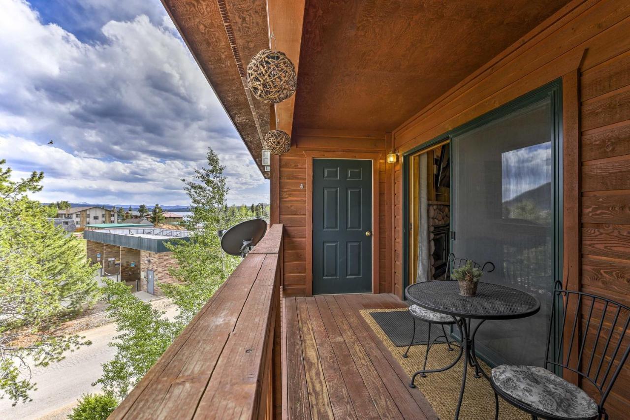 Mountain-View Condo With Deck Walk To Гранд-Лейк Экстерьер фото